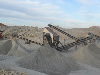 aggregates crushing plant features stone quarry .